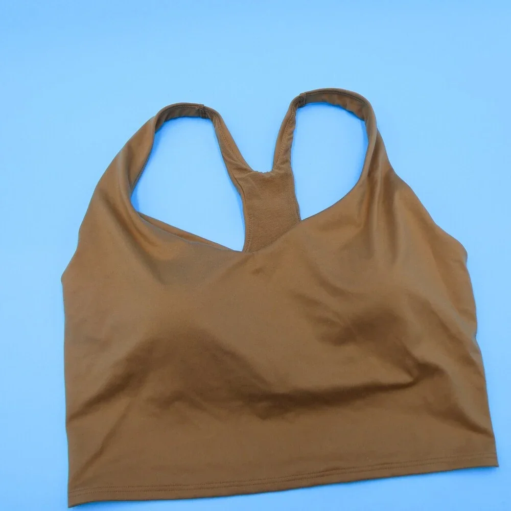 Victorias Secret Sports Bra Large DD Brown Ultimate Lightly Lined‎ Pullover Yuga
